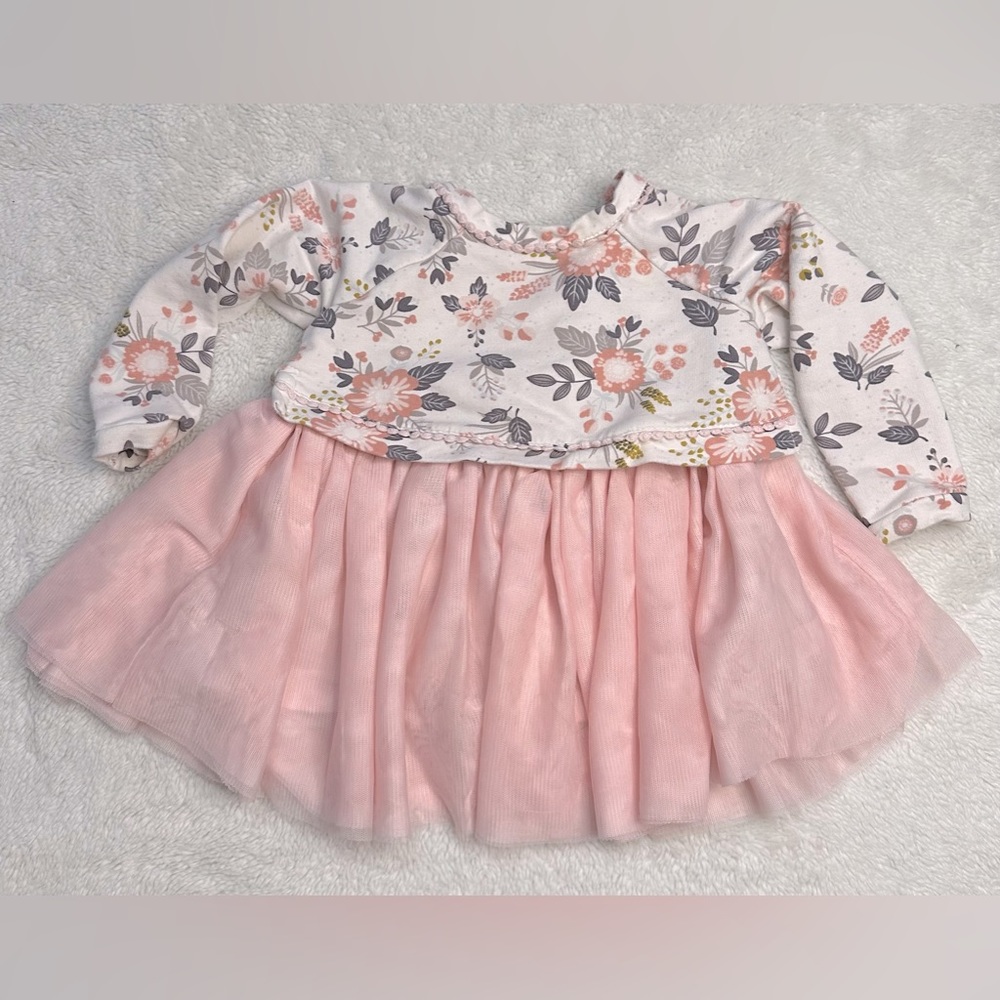 Gillian’s Closet pink tulle dress 6-9 mts